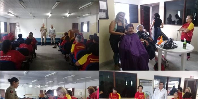 2° Comando Regional de Bombeiro Militar realiza Projeto Social, "Idoso Sim Velho Não"