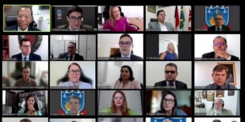 Presidência do TJPB trata sobre movimentação processual com juízes e juízas das varas criminais