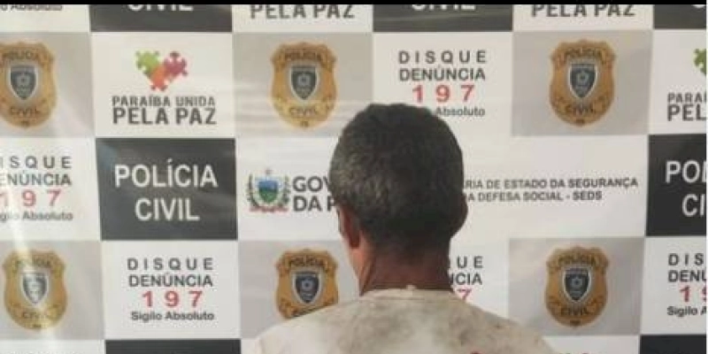 Homem suspeito de homicídio é preso por força de mandado de prisão