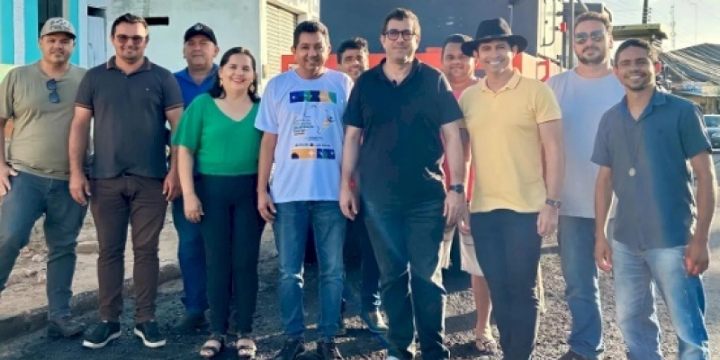 Gervásio Maia visita obras do Programa Travessias Urbanas e o Hospital Frei Damião, em Lagoa de Dentro 