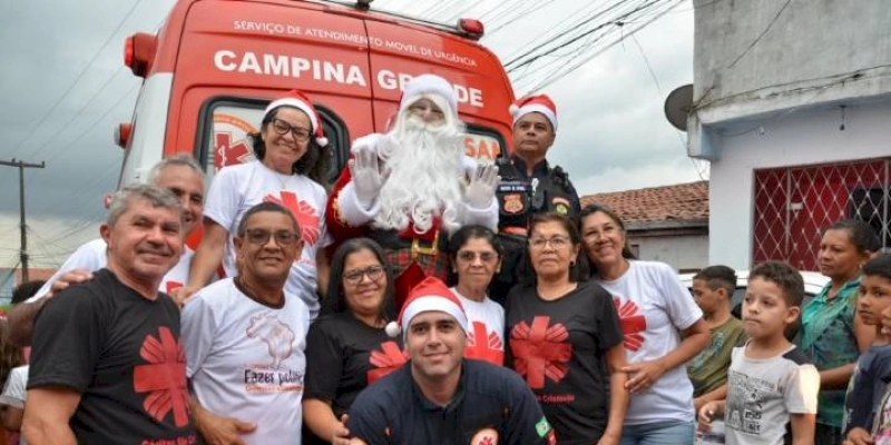 SAMU de Campina Grande realiza campanha de arrecadação de brinquedos para comunidades carentes