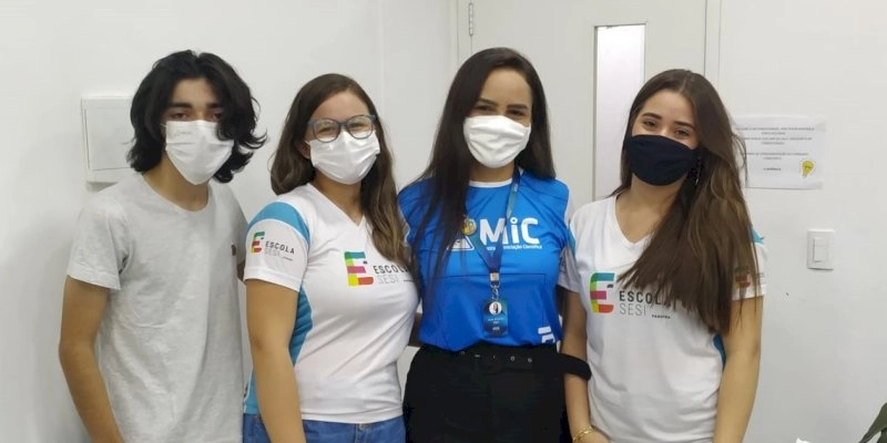 Projetos de Iniciação Científica da Escola SESI da Paraíba são premiados na Febrace 2022
