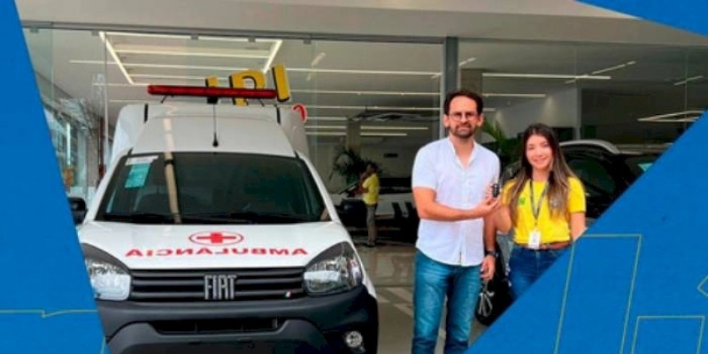 Através de Emenda Impositiva do deputado Júnior Araújo, Lastro é contemplado com nova ambulância