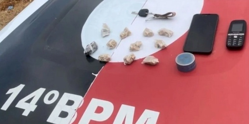 Polícia Militar apreende drogas durante Operação Carnaval no município de Pombal