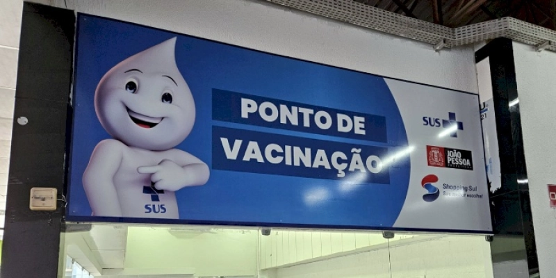 Prefeitura de João Pessoa implanta nova sala estruturada de vacinação no Shopping Sul