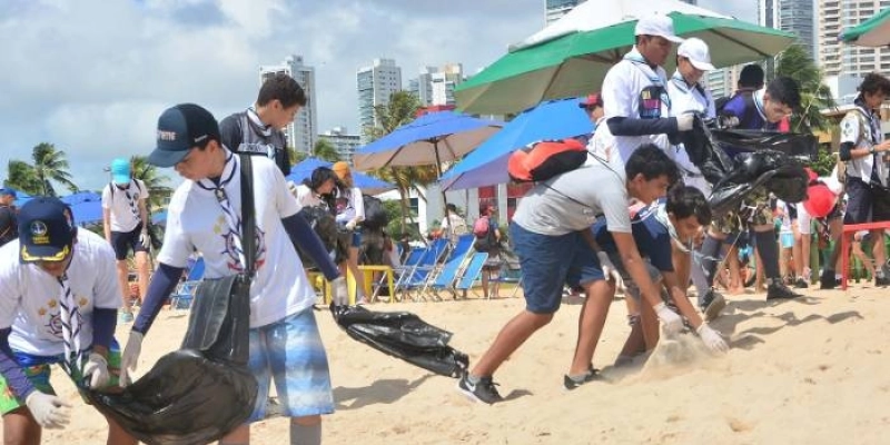 Projeto Praia Limpa é realizado neste domingo pela Prefeitura de João Pessoa