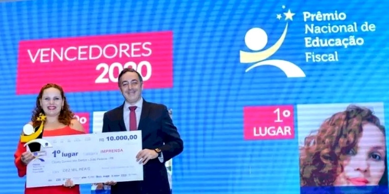 Paraíba é vencedora na categoria Imprensa do Prêmio Nacional de Educação Fiscal