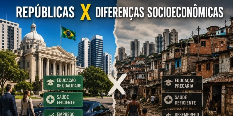 Repúblicas X diferenças socioeconômicas   -   por: Alexandre Lyra*