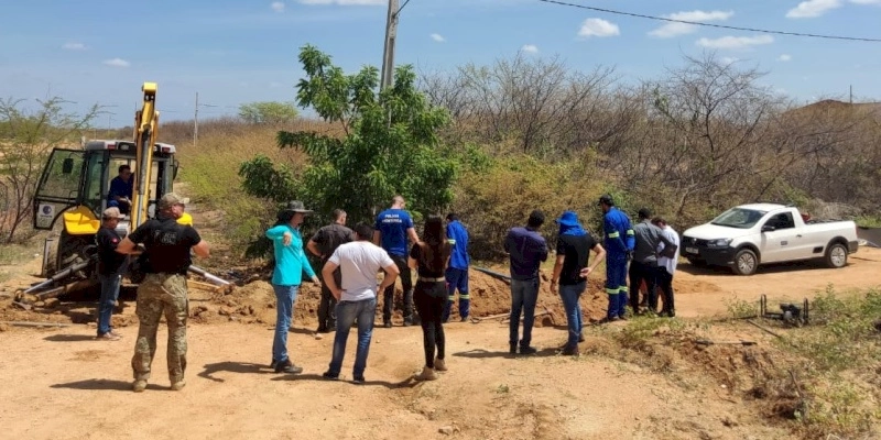 Operação conjunta da Cagepa e Polícia Civil combate furto de água em Patos