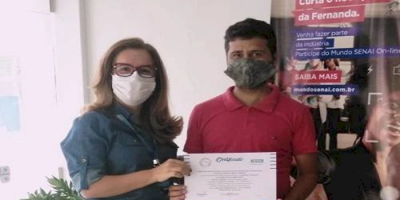 Educação Profissional do SENAI PB prepara jovem com deficiência para o mercado de trabalho