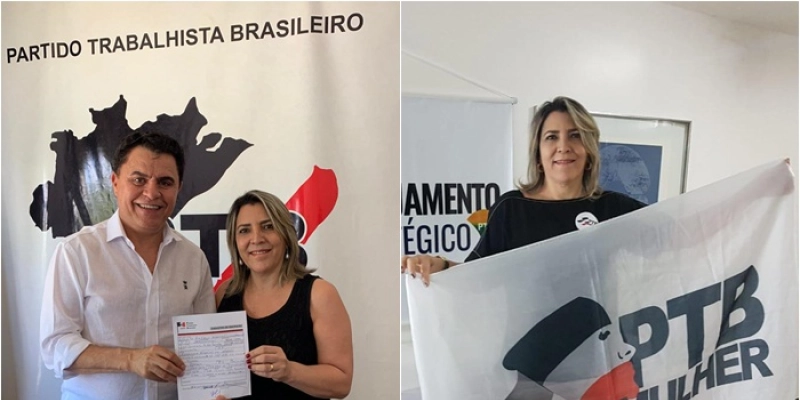 Jornalista Nena Martins assume presidência do PTB Mulher e transfere título eleitoral para João Pessoa