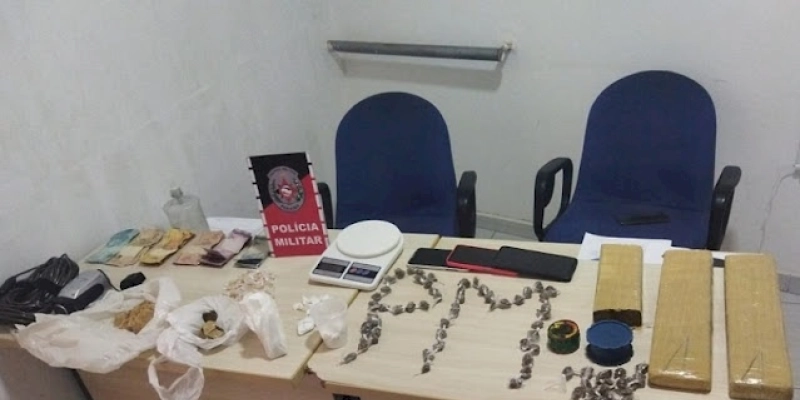 Polícias Civil e Militar desarticulam ‘boca de fumo’ liderada por mãe e filho 