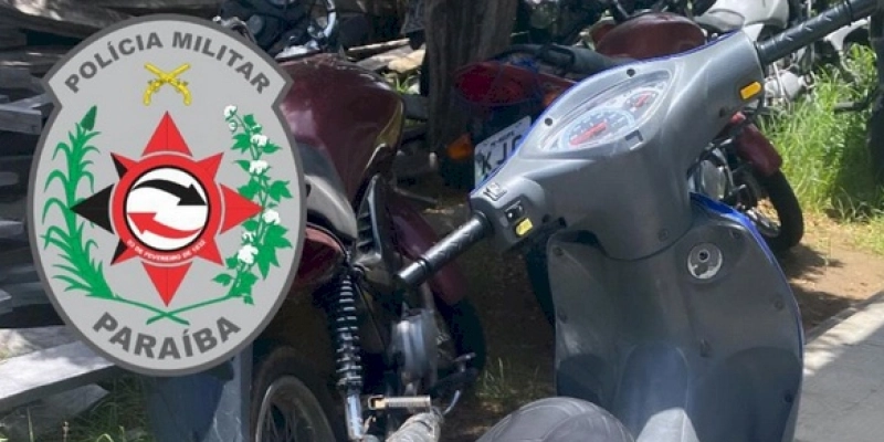 Polícia Militar conduz menor à Delegacia e apreende motocicleta em Pombal
