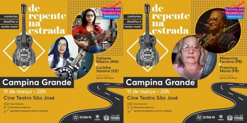 De Repente na Rede apresenta quatro participantes do Festival Mulheres no Improviso 