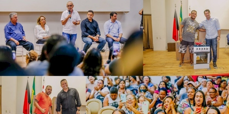 Prefeito faz entrega de 192 fogões para moradores do Vista Alegre IV