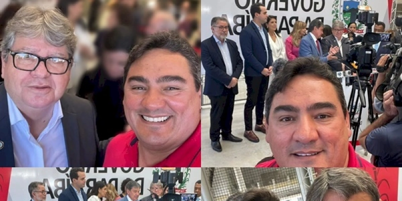 Lucas Braga participa de coletiva de imprensa com o Ministro do Desenvolvimento Social, Wellington Dias e o Governador João Azevêdo