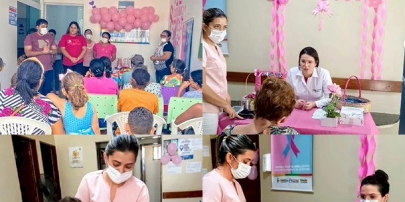 Secretaria de Saúde de Aparecida realiza diversas ações em alusão ao outubro rosa