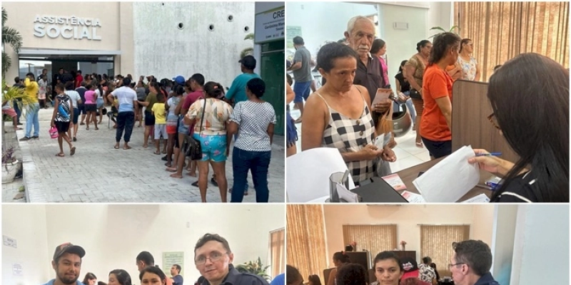 Em Sousa, prefeitura inicia a semana com intensa entrega de alimentos às pessoas em vulnerabilidade social