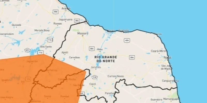 Inmet emite alertas de baixa umidade para Aparecida, Sousa e outras cidades da Paraíba