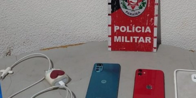 Polícia Militar apreende indivíduo por roubo e recupera pertences das vítimas na cidade de Patos