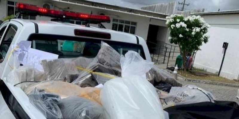 Polícia incinera quase uma tonelada de entorpecentes na Paraíba
