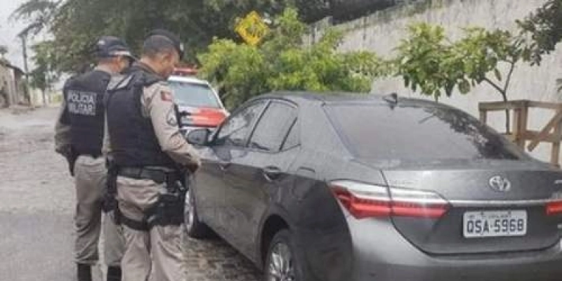 Polícia Militar recupera mais um veículo dois dias depois de ser roubado no interior da Paraíba