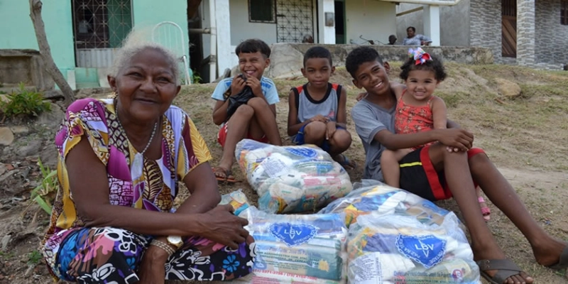 Famílias quilombolas da Paraíba terão assistência emergencial da LBV