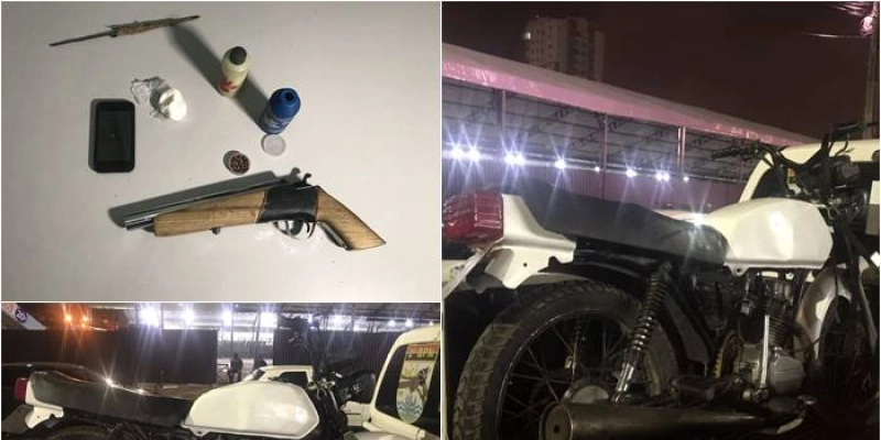 EM FLAGRANTE - Polícia prende suspeito de participação em roubos de carros