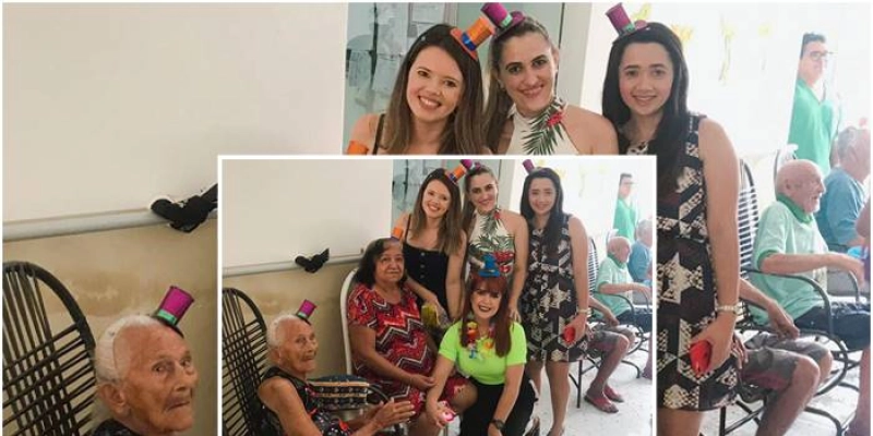NASF realiza festa de carnaval para os idosos do Abrigo Jesus Maria e José em Sousa