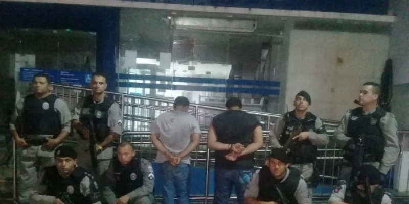 Polícia frustra ação contra banco na Paraíba; Dois Suspeitos foram presos