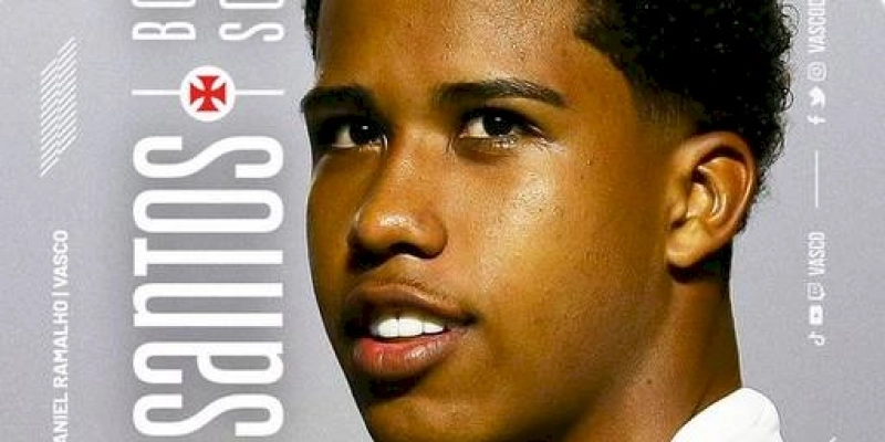Vasco confirma ida do jovem volante Andrey Santos para o Chelsea