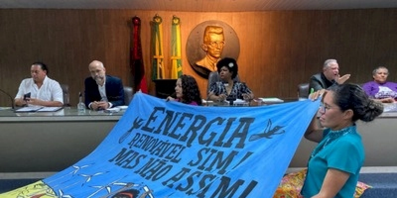 Em audiência pública, população debate aspectos sociais, econômicos e ambientais da implantação de parques de energias renováveis na PB