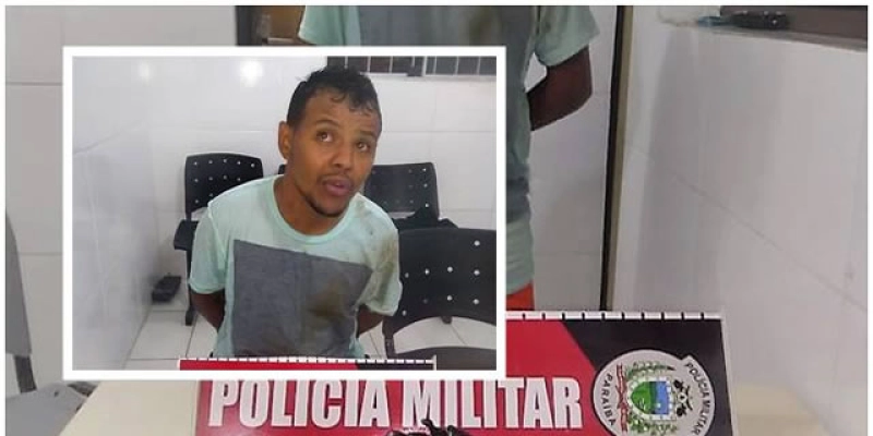 Ação Integrada das Polícias Militares do 6º BPM de Polícia Civil do Ceará prende Matador de Aluguem em Cajazeiras; imagem