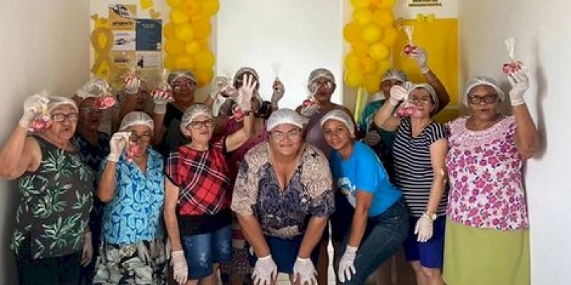 Oficina de Trufas é realizada com a turma da Melhor Idade do Serviço de Convivência e Fortalecimento de Vínculos de Aparecida