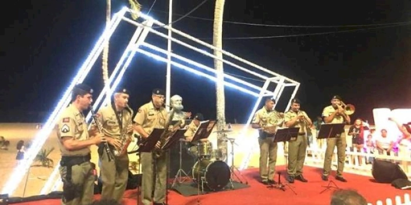 Em pontos turísticos: Patrulha Musical se apresenta para paraibanos e turistas neste fim de ano na capital