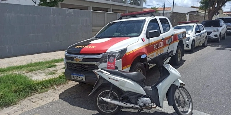 Ação da Polícia Militar recupera moto adulterada no Sertão da Paraíba