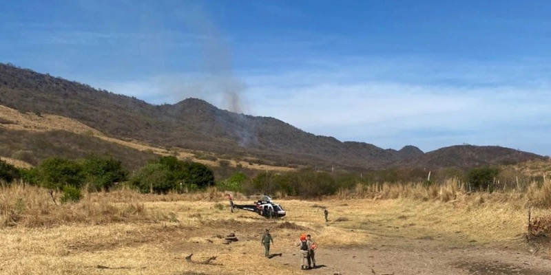 Força-tarefa recebe reforço do Ibama para conter o fogo na área em torno do Parque Estadual Serra da Santa Catarina