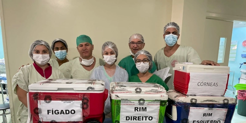 Hospital de Trauma de Campina Grande encerra agosto com doação de múltiplos órgãos