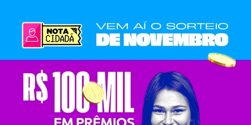 Governo da Paraíba realiza 47º sorteio do Nota Cidadã na próxima segunda-feira (20)