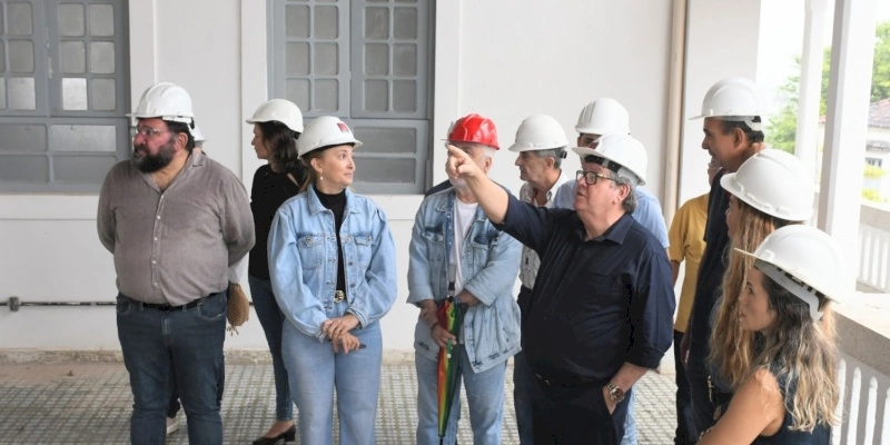 João Azevêdo inspeciona obras do Parque Tecnológico Horizontes de Inovação e da segunda etapa da restauração do Palácio da Justiça