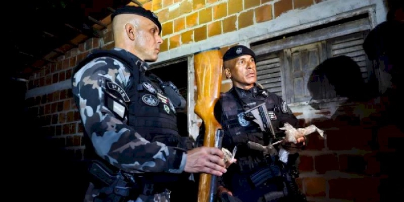  31 armas de fogo são apreendidas em final de semana de operação policial na Paraíba 