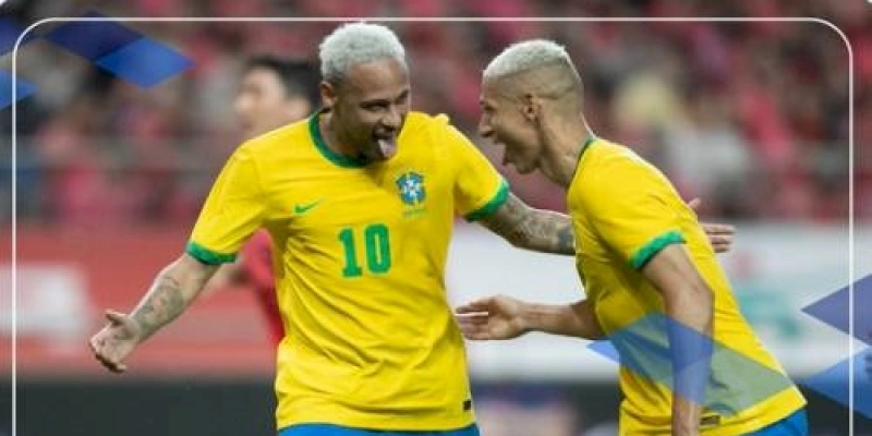 Brasil goleia Coreia do Sul por 5 a 1, com dois de pênalti de Neymar