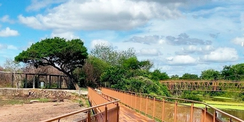 Governo libera acesso a pontes e passarelas do Vale dos Dinossauros após obras de revitalização
