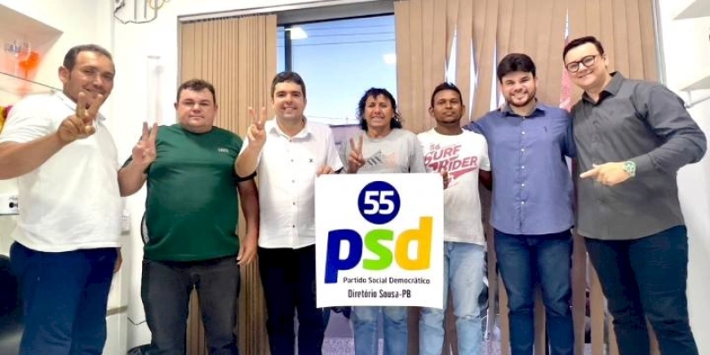 Fábio Braga é nomeado presidente do Diretório do PSD em Sousa, e recebe missão de eleger bancada na Câmara 