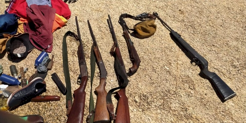 No Sertão – Polícia apreende armas de fogo e recupera objetos roubados 