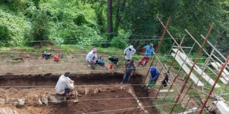 Prefeitura realiza serviço de revitalização na Gruta de Nossa Senhora de Lourdes, em São Gonçalo