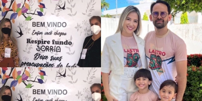 Secretaria de Saúde parabeniza 1a dama do Lastro pelo seu aniversário 
