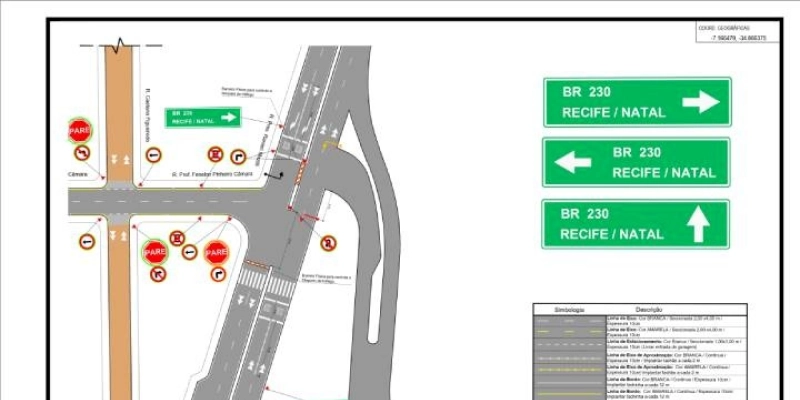 Obras do viaduto de Água Fria interditam a segunda faixa da BR-230 próximo à Ceasa