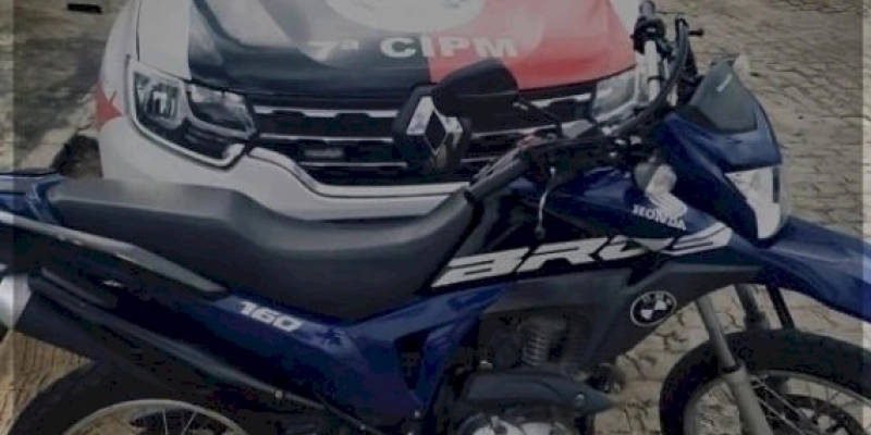 Polícia apreende motocicleta clonada em posse de homem que respondia processo judicial do estado de São Paulo; entenda 