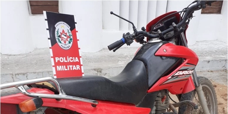 Após denúncia, Militares do 14º BPM recuperam moto roubada em Sousa